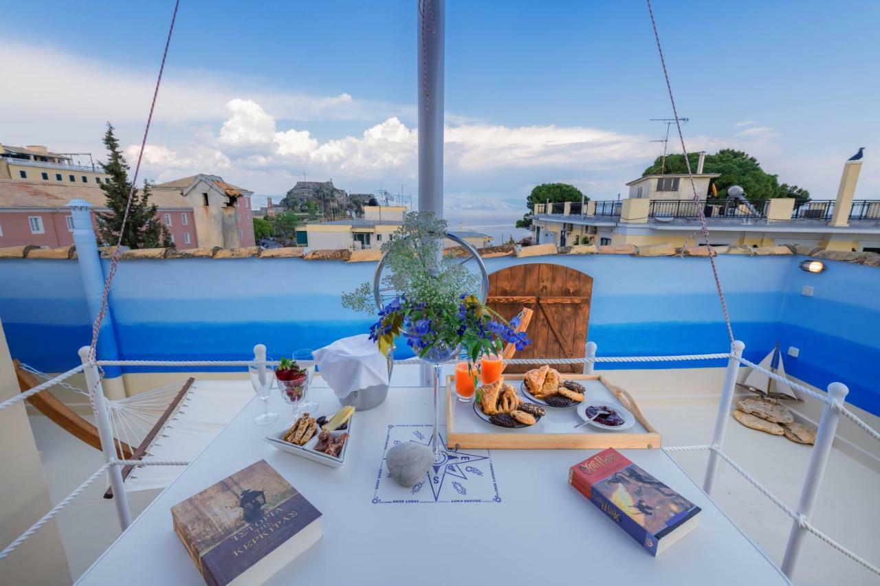 Gregos Rooftop Suite City Center W. Sea View コルフ島 エクステリア 写真