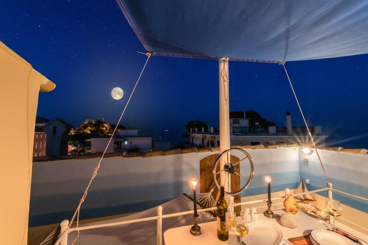 Gregos Rooftop Suite City Center W. Sea View コルフ島 エクステリア 写真